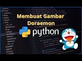 Membuat Gambar Doraemon Di PYTHON!! | AI CURSOR |VISUAL CODE #shortvideo #programming #python