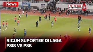 Suporter PSIS vs PSS Ricuh, Saling Lempar hingga Luka-luka