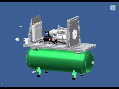 Конструкция компрессора ATMOS Albert