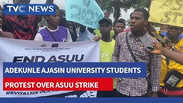 Adekunle Ajasin University Students Protest Over ASUU Strike