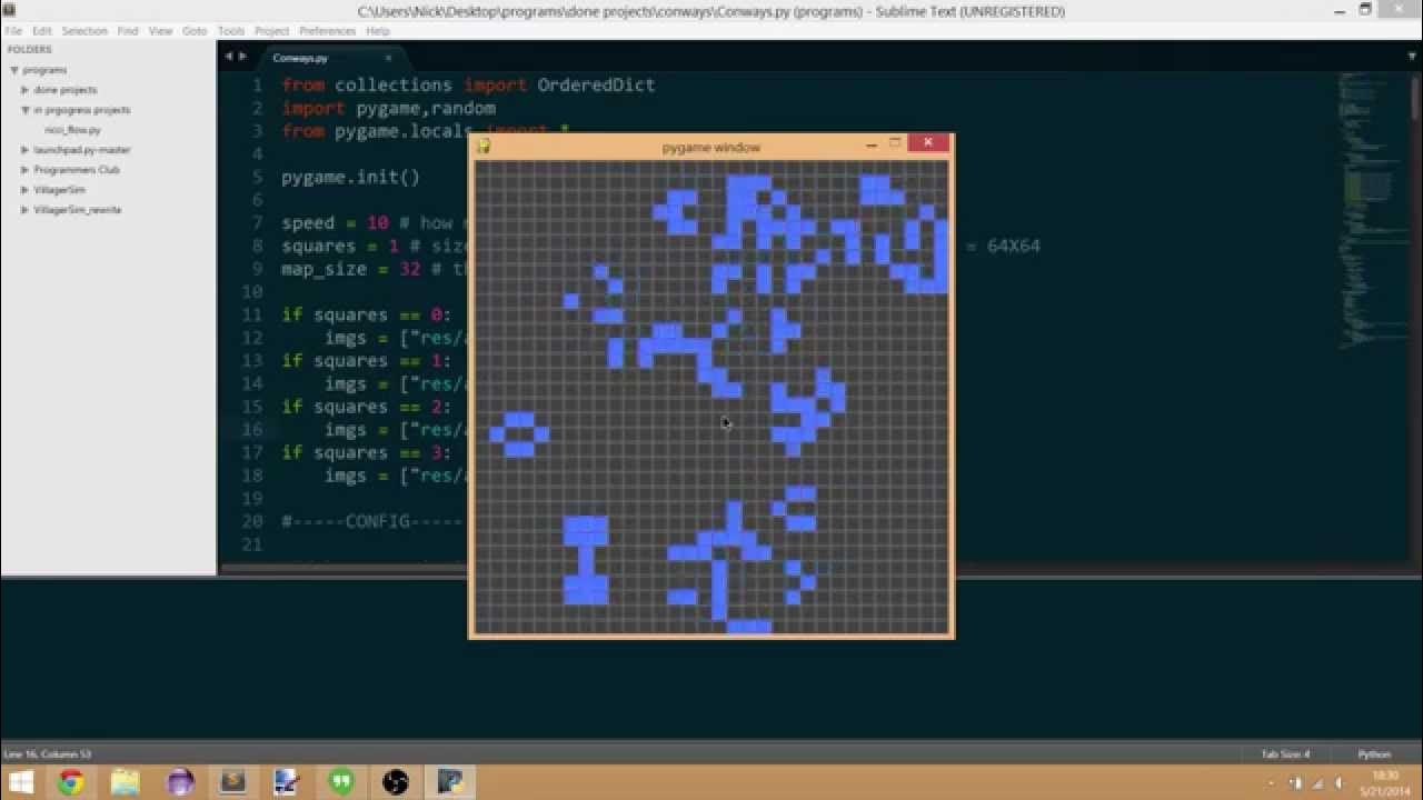 Pygame разработка игр. Игра жизнь на питоне. игры на pygame. игры на пайтон. простые игры на питоне.