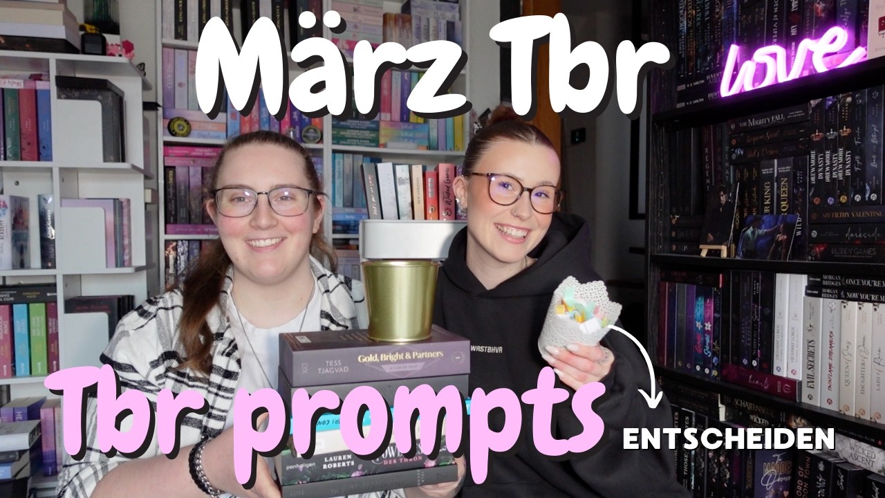 Tbr prompts suchen unsere Bücher aus! 🩷 | Tbr März 2026
