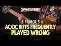 5 AC/DC Riffs Frequently Played Wrong | Guitar Lesson 🎸