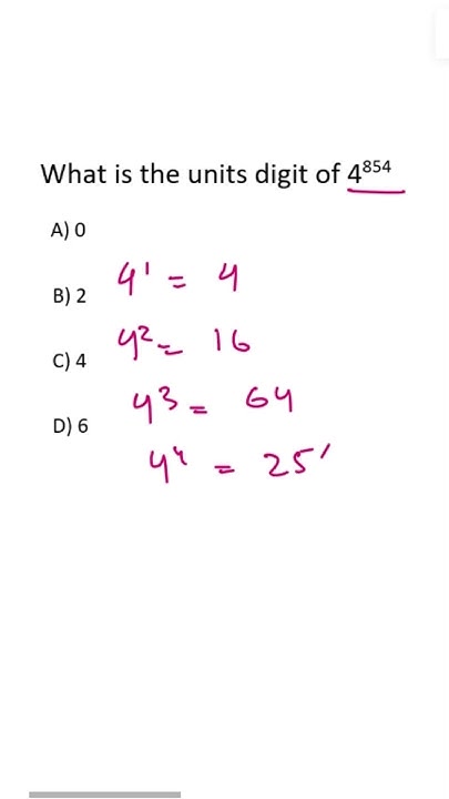 what-is-the-units-digit-of-4-854-shorts-maths-education-youtube