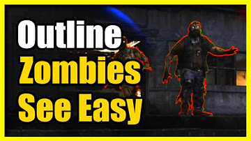 How to Outline and Highlight Zombies to See Easier on COD Black Ops 6