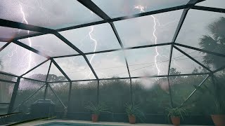 Intense Florida Thunderstorm - Complete FL Thunderstorm 2020 #1