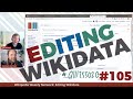Live wikidata editing 105