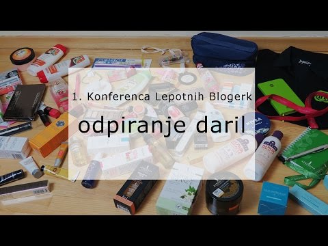 1. Konferenca Lepotnih Blogerk | BBMU darila | Gejba (Slovenian)