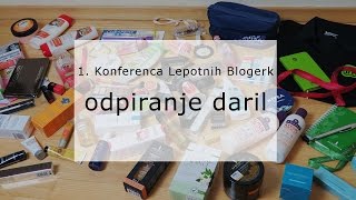 1. Konferenca Lepotnih Blogerk | BBMU darila | Gejba (Slovenian)