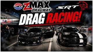 1200hp Hellcat Charger Gets Called Out By Cammed Charger Scatpack 392 At Zmax Dragway!