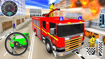 Fire Truck Emergency Driving | 911 Emergency Rescue Service - Firefighter Games – Android Gameplay