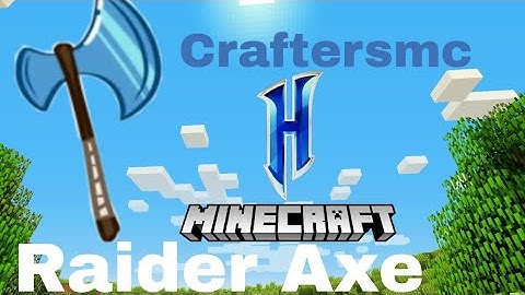 How to get Raider Axe in craftersmc hypixel @zafar op yt