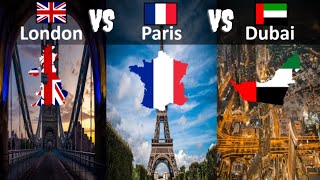 London vs Paris vs Dubai - City Comparison