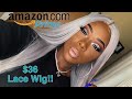Watch Me Slay This GREY SYNTHETIC WIG From AMAZON!!