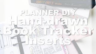 A quick DIY of my hand drawn planner inserts for tracking my TBR books! 