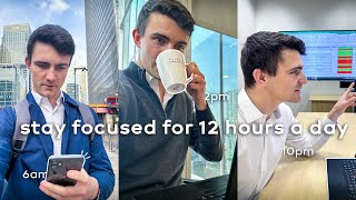 Why I'm able to work 12 hours a day with 100% focus  6 ONEMINUTE Habits
