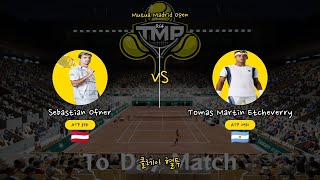 Sebastian Ofner vs 토마스 마르틴 에체베리 | 마드리드 오픈 64강 분석
