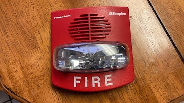 Simplex 4903-9426 SmartSync TrueAlert Fire Alarm Working
