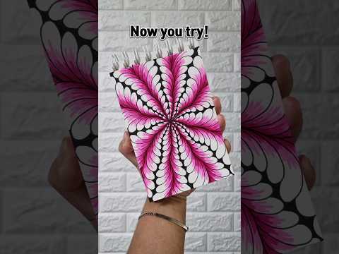 Pretty Zentangle petals