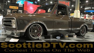 1968 Chevrolet C10 Street Truck  Zycoat Booth 2019 SEMA Show
