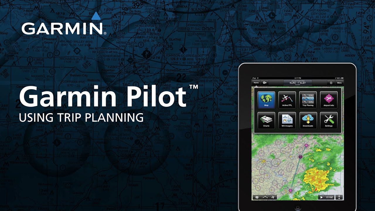Garmin Pilot™: Using Trip Planning - YouTube