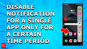 How to temporarily disable notification for an app for a certain period of time on Android (Samsung)