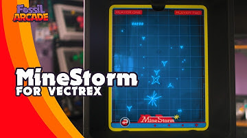 Mine Storm for VECTREX - FOSSIL ARCADE