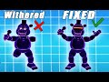 Fixed Vs Withered Toy FNAF AR Special Delivery Animatronics