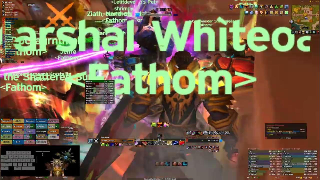 WoW TBC feral dps SWP last week YouTube