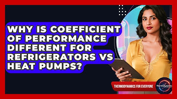 Why Is Coefficient Of Performance Different For Refrigerators Vs Heat Pumps?