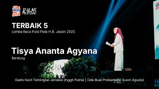 Best V Poetry Reading H.B. Jassin Cup 2025 - Tisya Ananta Agyana (Bandung)