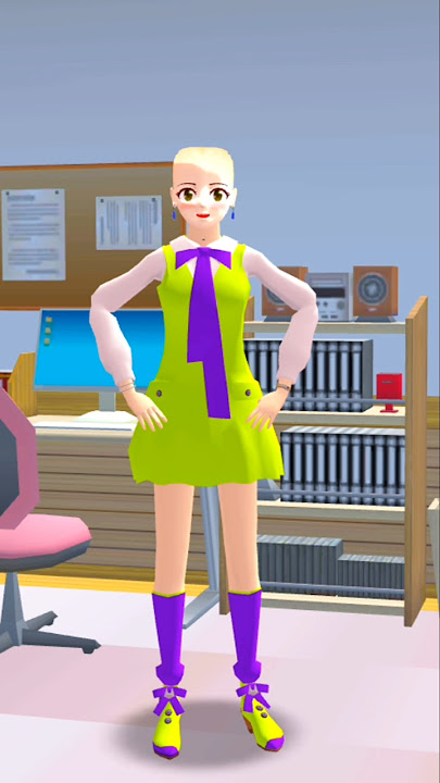 No Hair, Don't care 💅😵‍💫 #sakuraschoolsimulator #youtubeshorts #viralvideo #shorts