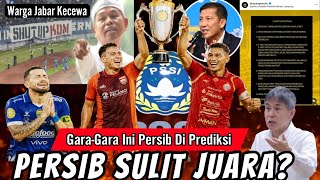 Garagara Ulah Segelintir Orang Persib Akan Susah Juara Duo Oren Akan Ke Asia 