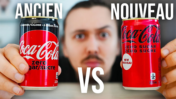 Y a-t-il une vraie différence entre le nouveau Coca-Cola et l'ancien ?