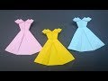 vestido de papel fáciles - paper Dress making - vestido de Origami - Dress