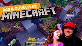 Dad And Olivia Play: Minecraft - What