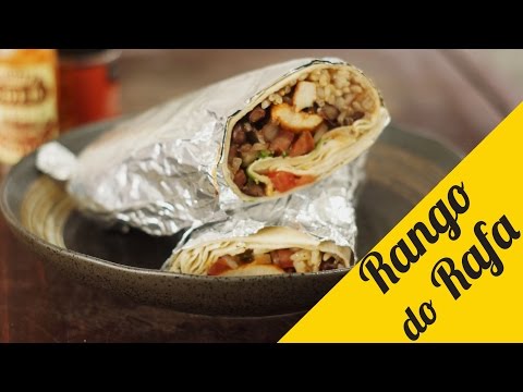 Vídeo: Burrito Com Frango E Legumes