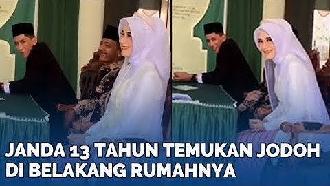 Buat Iri, Janda 13 Tahun Dapat Jodoh Belakang Rumah