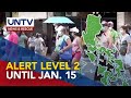 Pilipinas, mananatili sa Alert Level 2 hanggang Jan. 15, 2022