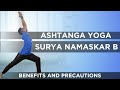 How to perform surya namaskar b  yoga for beginners  yog4lyf