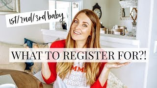 BABY REGISTRY TIPS: WHAT WE NEEDED FOR TWINS \& OUR THIRD BABY | Kendra Atkins