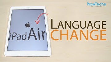 Apple iPad Air Language change