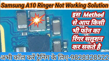 Samsung A10 Ringer not Working, Samsung A10 speaker problem@sbmteamrajasthan