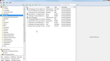Importing from RefWorks to Zotero