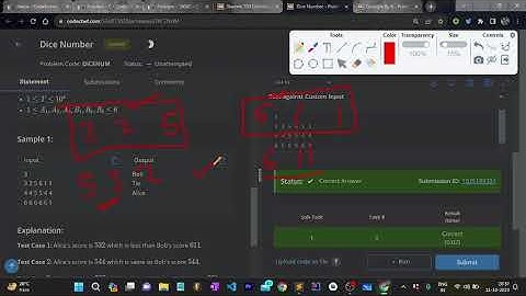 Dice Number (Explanation) || Codechef starters 103