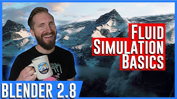 How to Create a Fluid Simulation & Animation in Blender 2.8 - Blender Simulation Tutorial