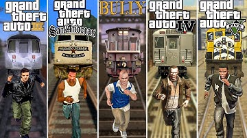 Getting Hit By Train in 16 Rockstar Games (1997 - 2025)