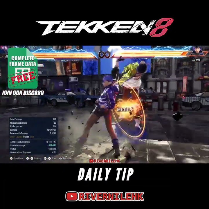 How to beat Reina ff2f | #Tekken8 #dailytips