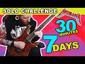 I Practised A Metallica Solo For 30 Mins A Day For 7 Days! This Is The Result