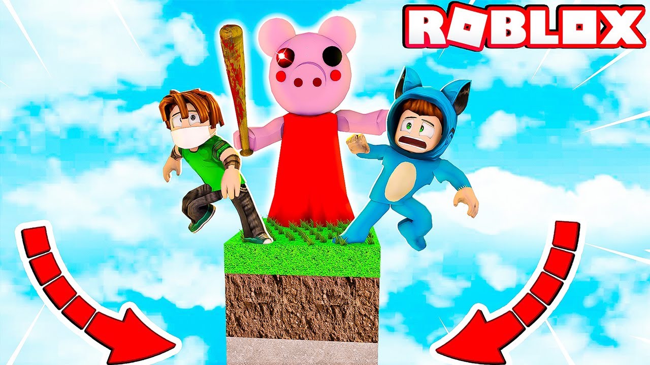 BEBE MILO! SOLO EL 1% PUEDE SOBREVIVIR EN 1 BLOQUE CON PIGGY en ROBLOX 🔥 PIGGY BUILD MODE